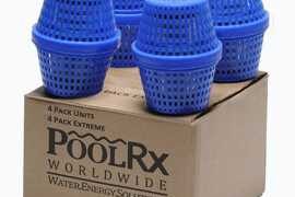 Pool RX 101003 Swimming Pool Algaecide, 4 Pack, Blue