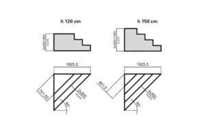 Scala ad angolo 45°