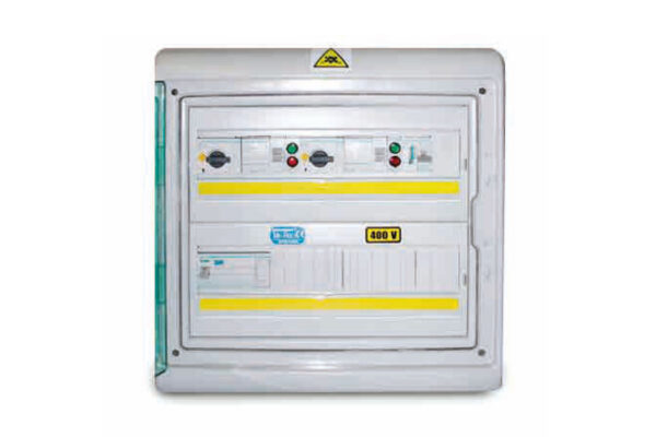 QUADRI ELETTRICI MOD. PLUS PER 2 POMPE SKIMMER/SFIORO MONOFASE/TRIFASE
