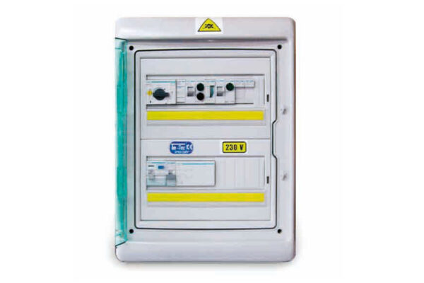 QUADRI ELETTRICI MOD. PLUS PER 1 POMPA SKIMMER/SFIORO MONOFASE/TRIFASE